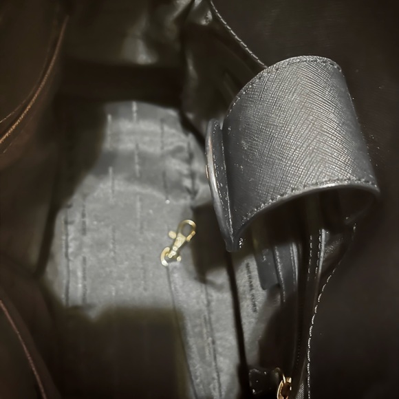 Michael Kors black and gold structured purse - Picture 8 of 8